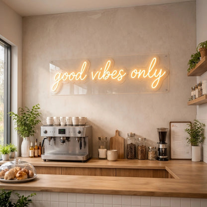 Good Vibes Only Wall Art LED Neon Sign Wall Neon Sign - 01 Original Product Image