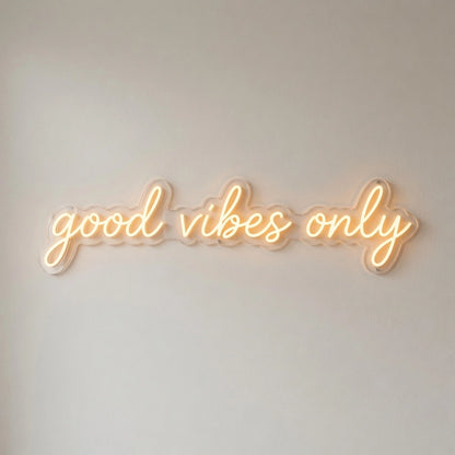 Good Vibes Only Wall Art LED Neon Sign Wall Neon Sign - 04 Size Image