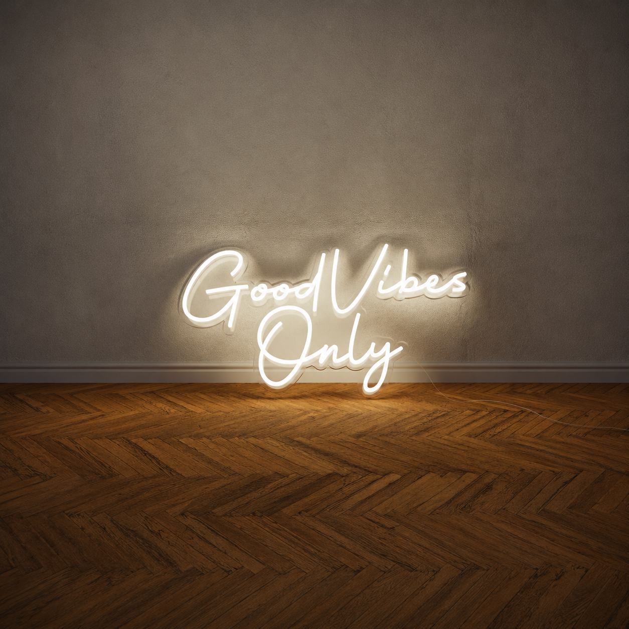 Good Vibes Only Wall Decor LED Neon Sign - 01 Original Product Image