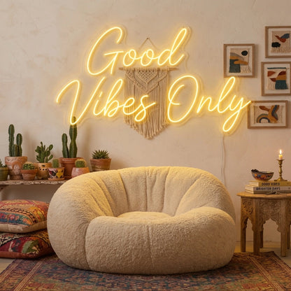 Good Vibes Only Wall Decor LED Neon Sign Wall Neon Sign - 01 Original Product Image
