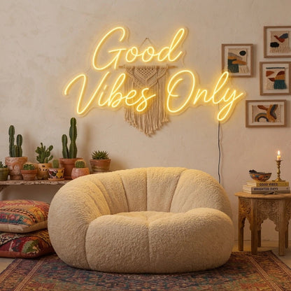 Good Vibes Only Wall Decor LED Neon Sign Wall Neon Sign - Shineneon