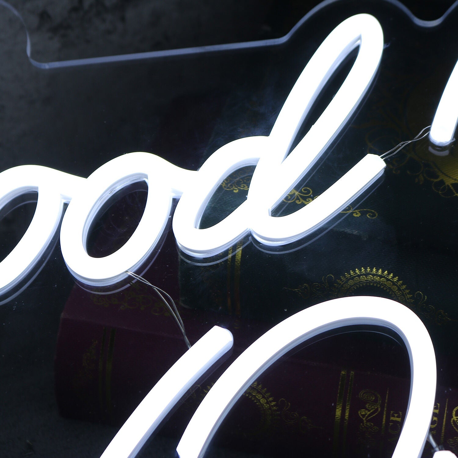 Good Vibes Only White Led Neon Sign | Shineneon