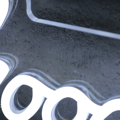 Good Vibes Only White Led Neon Sign | Shineneon