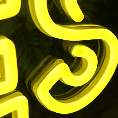 Good Vibes Only Yellow Led Neon Sign - Shineneon