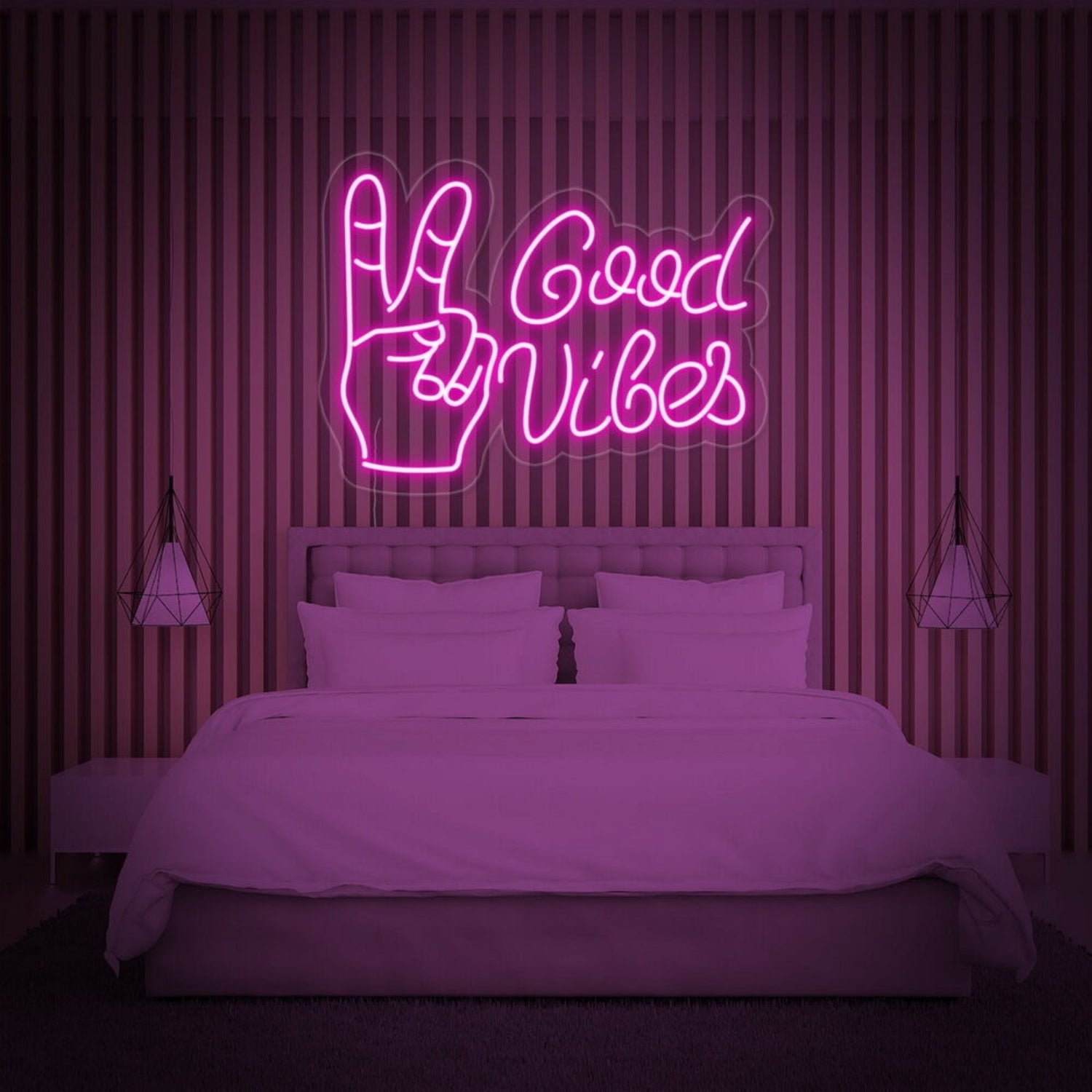 Good Vibes With Yes Neon Sign | Shineneon