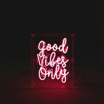 Good Vibes Word Wall Light LED Neon Sign - 01 Original Product Image