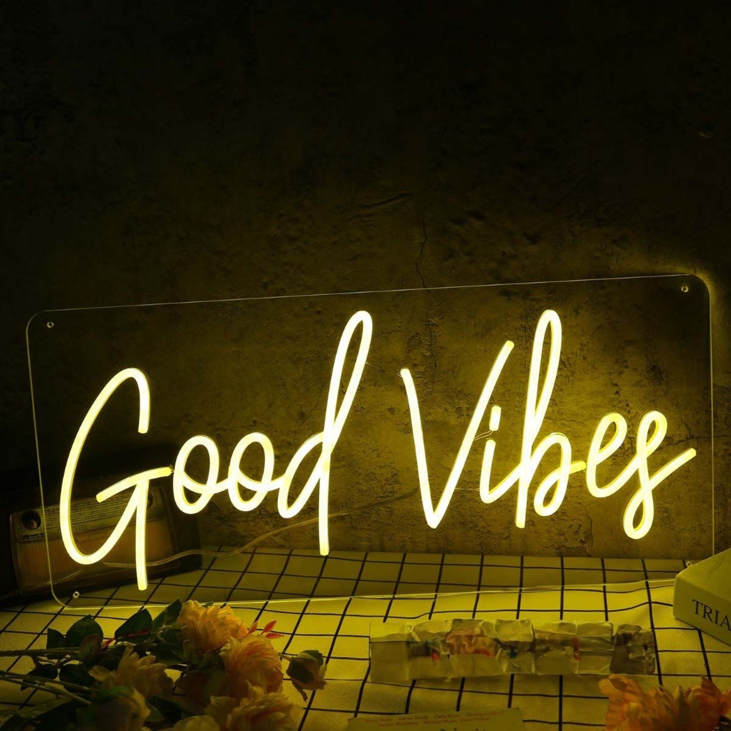 Good Vide Yellow Custom Led Neon Sign - Shineneon
