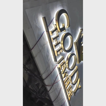 Goody The Jeweler 3D Backlit Channel Letters Led Light Sign - Shineneon