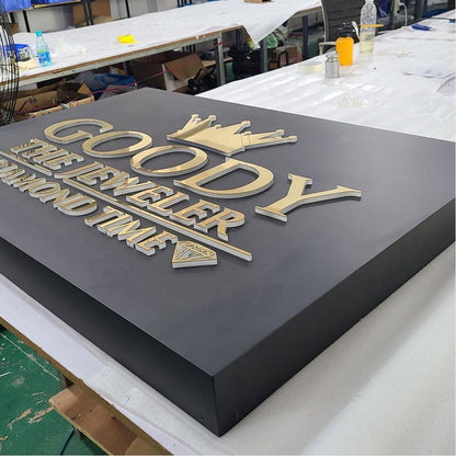 Goody The Jeweler Diamond Time Acrylic Business Logo Sign - Shineneon