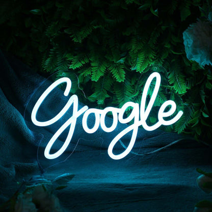 Google Blue Led Neon Sign - Shineneon