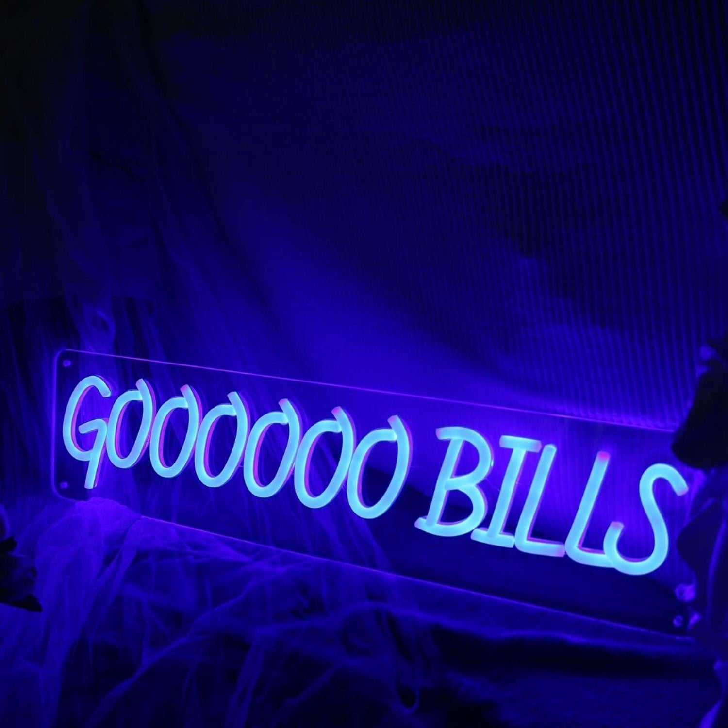 Goooooo Bills Blue Led Neon Sign - Shineneon