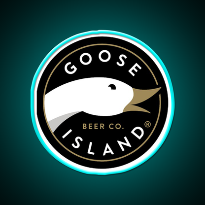 Goose Island Logo Beer Bar Decor Led Neon Sign Rgb Color