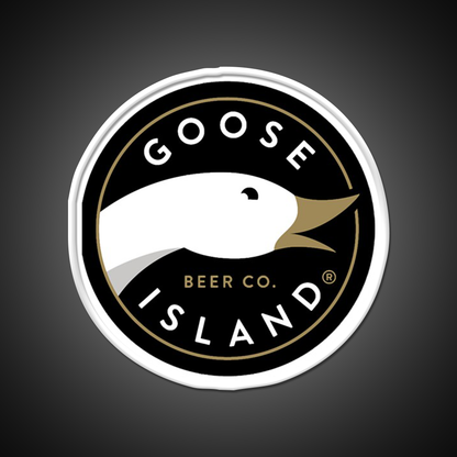 Goose Island Logo Beer Bar Decor Led Neon Sign Rgb Color