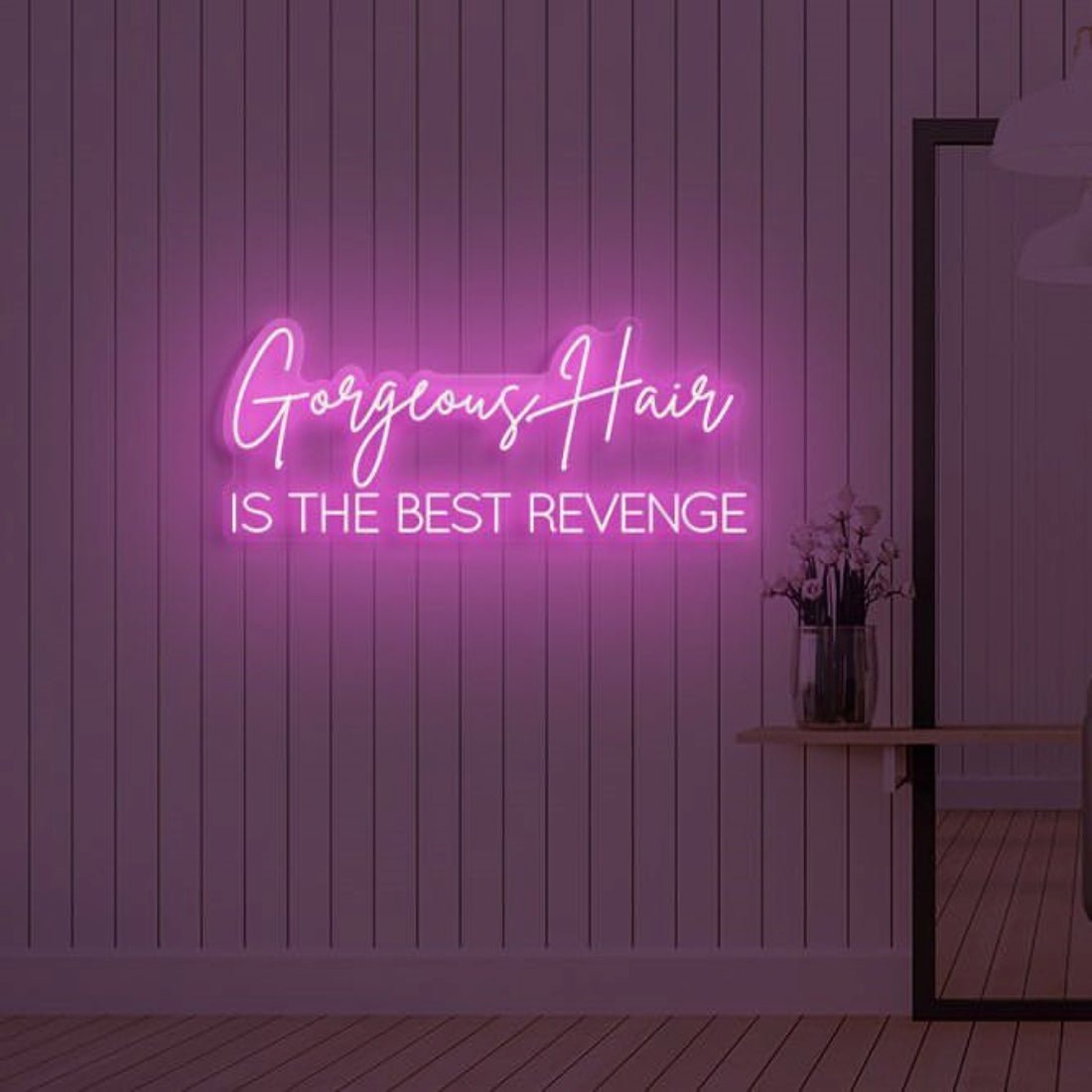 Gorgeous Hair Is The Best Revenge Neon Signs Neon Lights Led Neon Signs - Shineneon