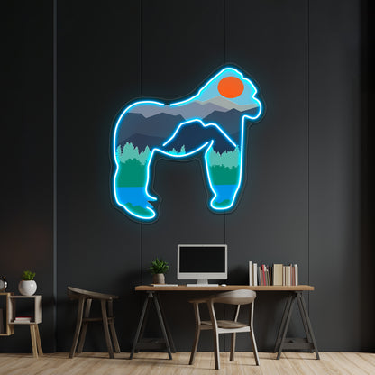 Gorilla Days Wall Artwork Neon Signs