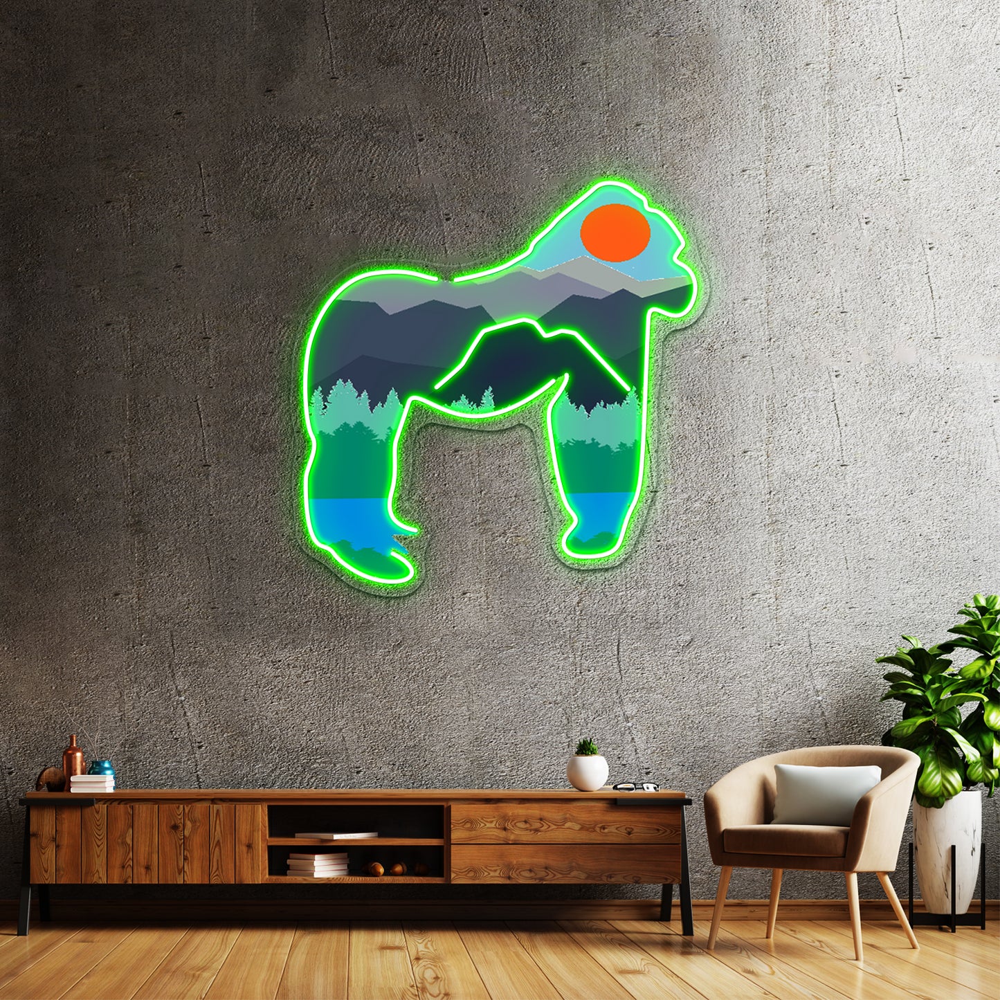 Gorilla Days Wall Artwork Neon Signs