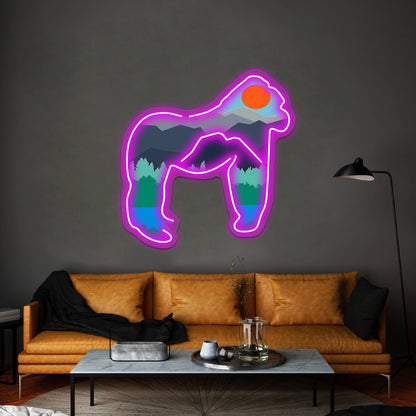 Gorilla Days Wall Artwork Neon Signs