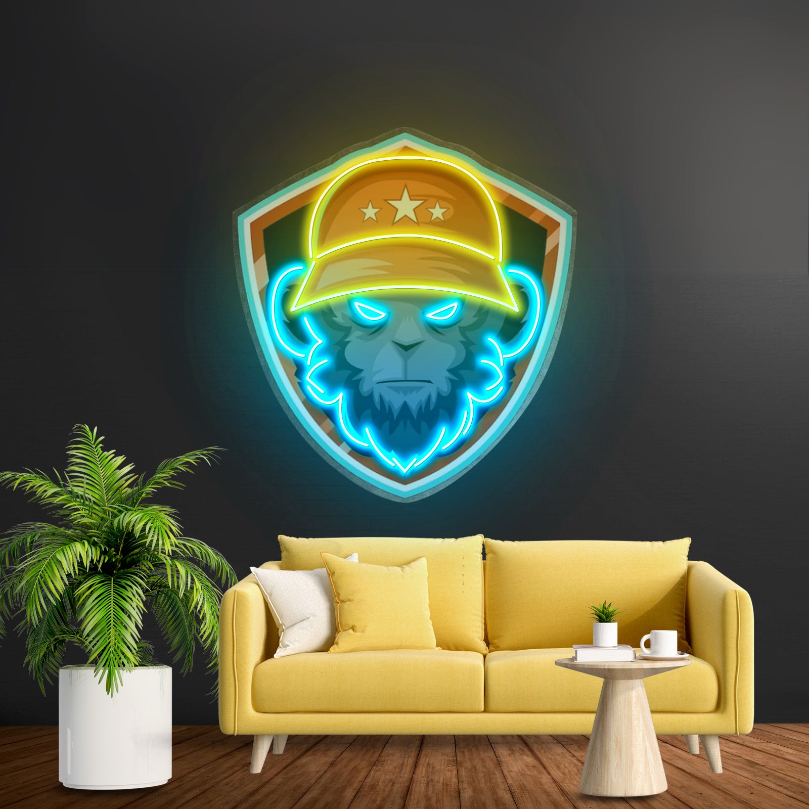 Gorilla Head Led Neon Sign Light Custom Led Signs