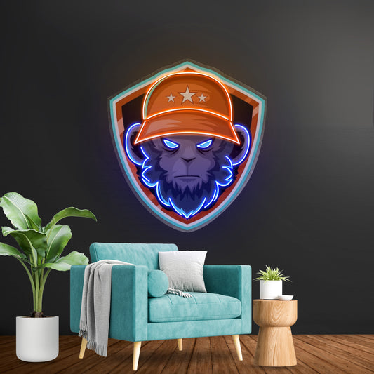 Gorilla Head Led Neon Sign Light Custom Led Signs