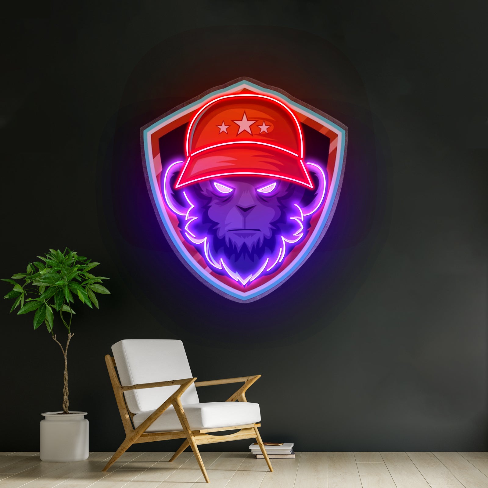 Gorilla Head Led Neon Sign Light Custom Led Signs