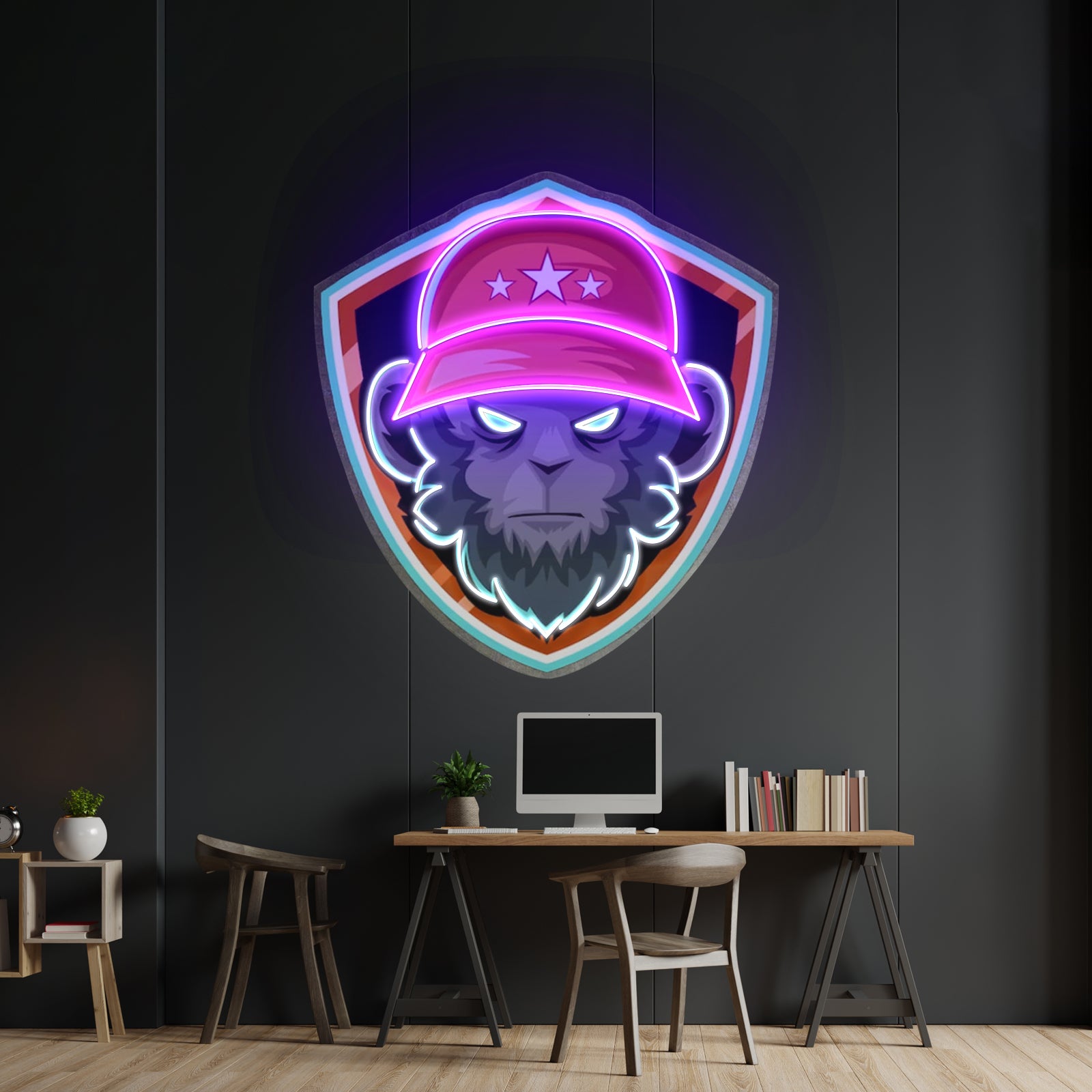 Gorilla Head Led Neon Sign Light Custom Led Signs