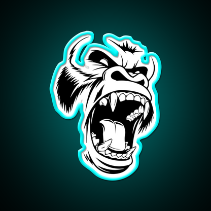 Gorilla Strong Gym Fitness Led Neon Sign Rgb Color