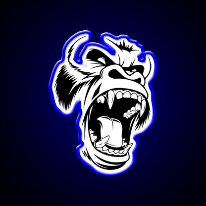 Gorilla Strong Gym Fitness Led Neon Sign Rgb Color