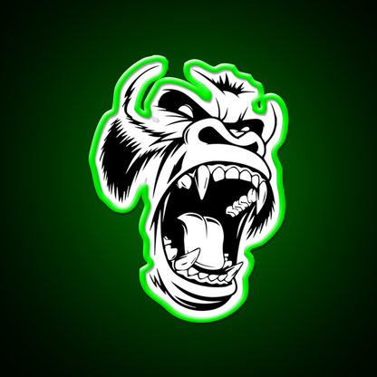 Gorilla Strong Gym Fitness Led Neon Sign Rgb Color