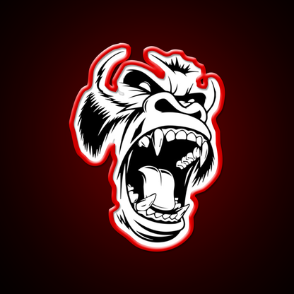 Gorilla Strong Gym Fitness Led Neon Sign Rgb Color