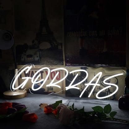 Gorras White Led Neon Sign - Shineneon