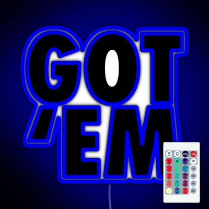 Got Em Rgb Led Neon Sign Pop Wall Art