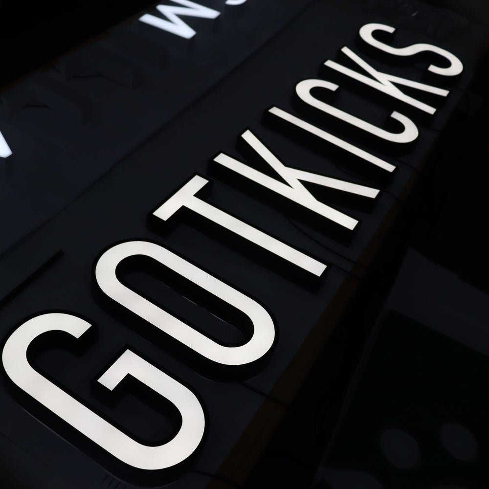 Gotkicks 3D Frontlit Letters Metal Led Sign - Shineneon