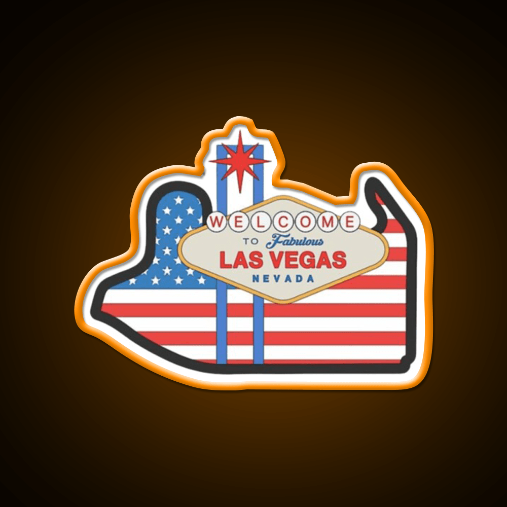 Gp Las Vegas Welcome Led Neon Sign Open Sign Rgb Color - Shineneon