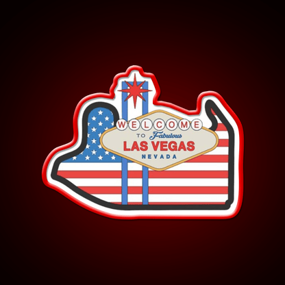 Gp Las Vegas Welcome Led Neon Sign Open Sign Rgb Color - Shineneon