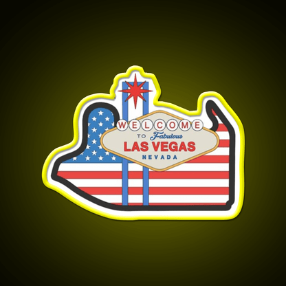 Gp Las Vegas Welcome Led Neon Sign Open Sign Rgb Color - Shineneon