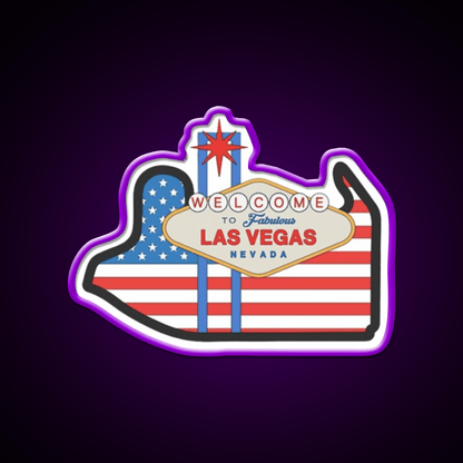 Gp Las Vegas Welcome Led Neon Sign Open Sign Rgb Color - Shineneon