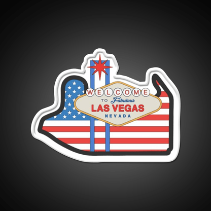 Gp Las Vegas Welcome Led Neon Sign Open Sign Rgb Color - Shineneon