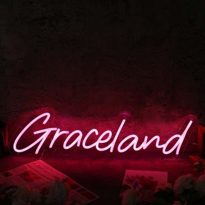 Graceland Red Neon Sign For Music Lovers | Shineneon