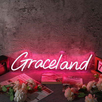 Graceland Red Neon Sign For Music Lovers | Shineneon