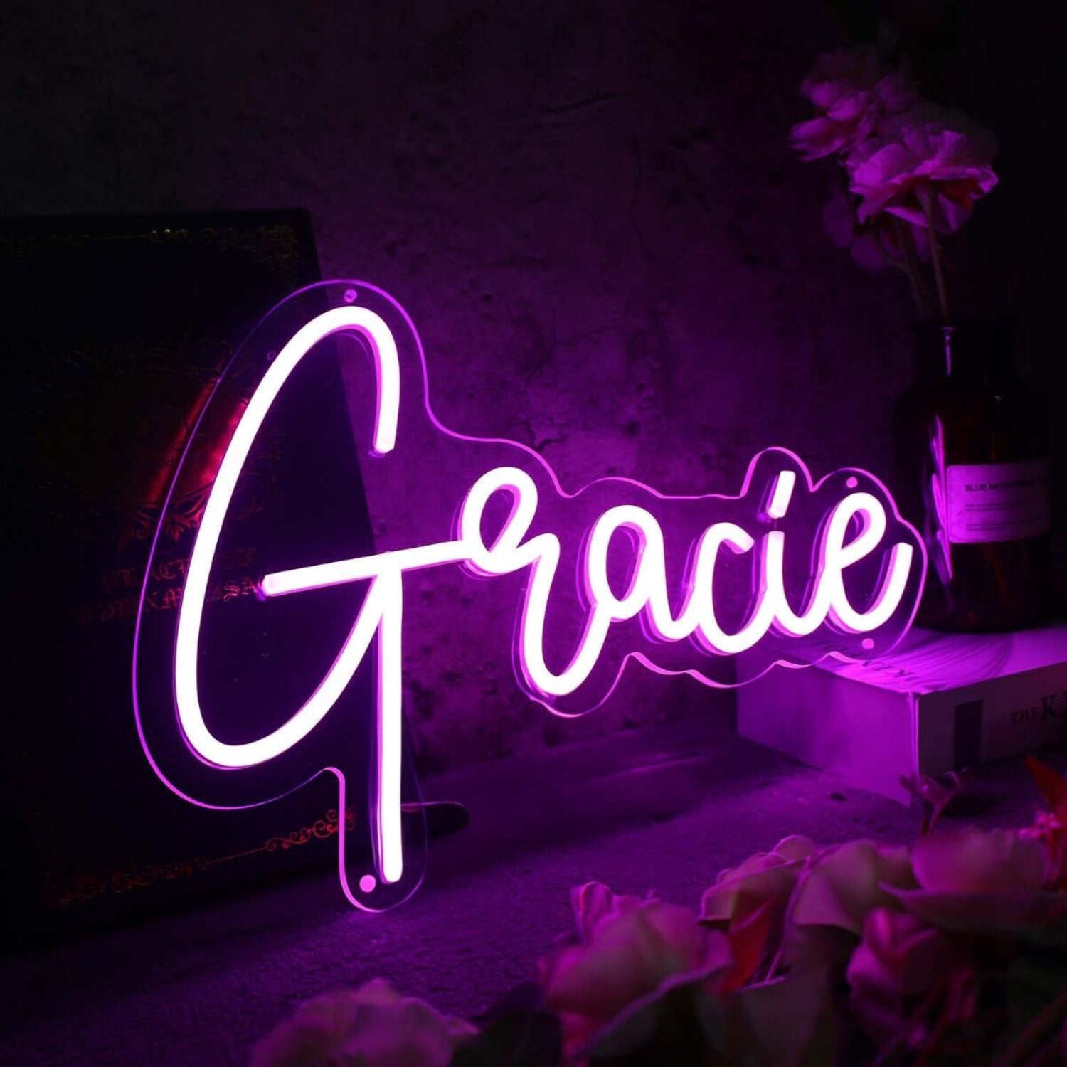 Gracie Purple Led Neon Sign | Shineneon