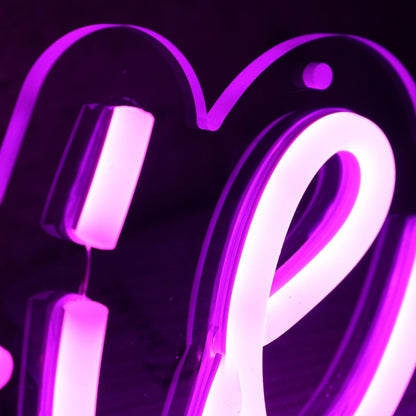Gracie Purple Led Neon Sign - Shineneon