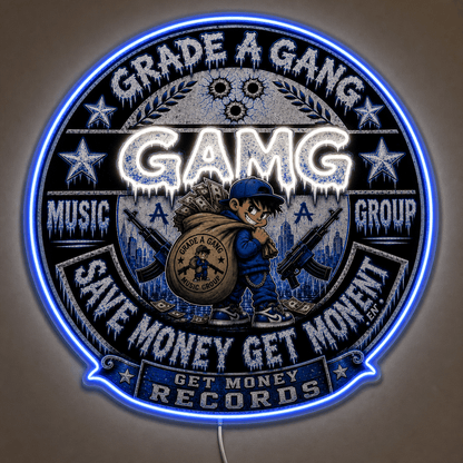 GRADE A GANG GAMG MUSIC GROUP Custom LED Neon Sign - Shineneon