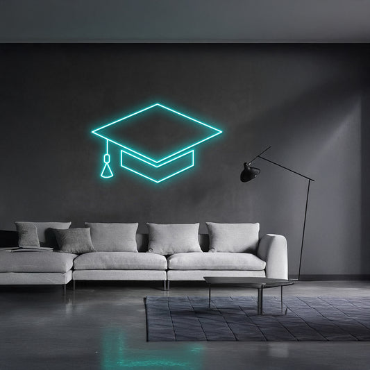 Graduation Cap Neon Sign