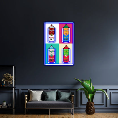 Graffiti Pop Artwork Large Neon Signs - LED neon sign view 5