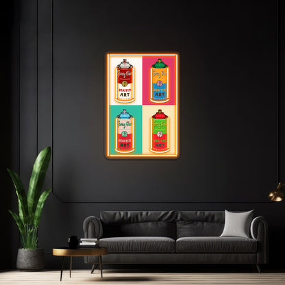 Graffiti Pop Artwork Large Neon Signs - LED neon sign view 6