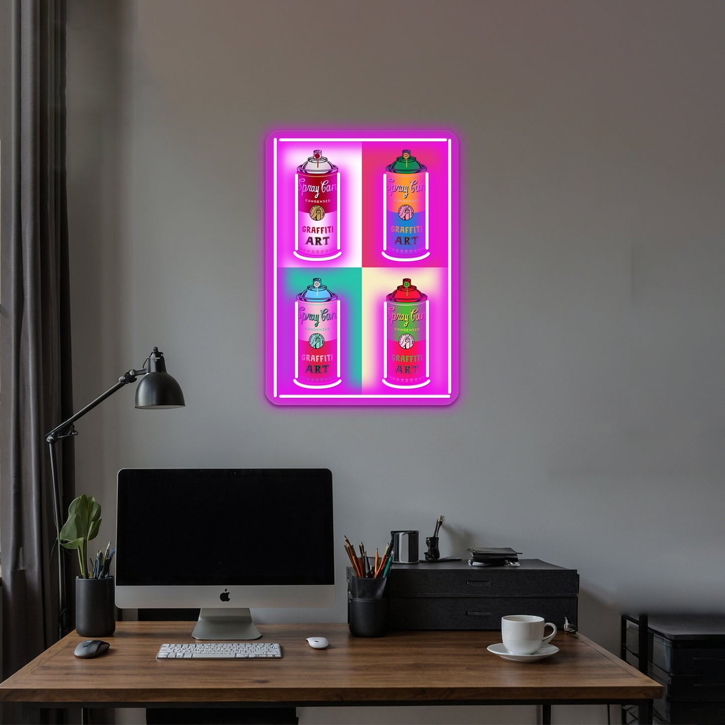 Graffiti Pop Artwork Large Neon Signs