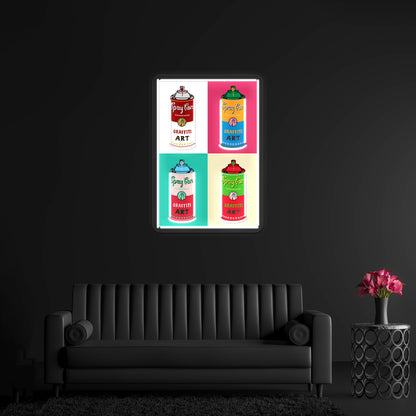 Graffiti Pop Artwork Large Neon Signs - LED neon sign view 8