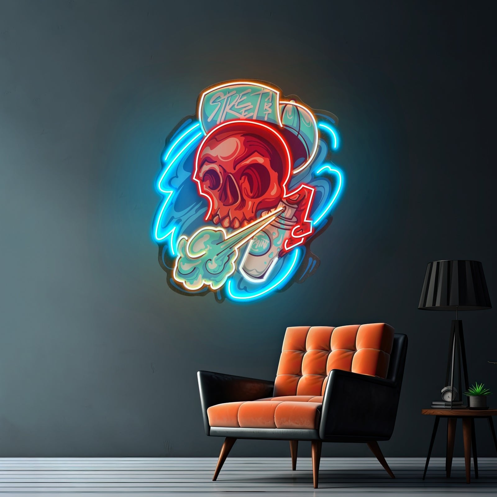 Graffiti Skull Led Neon Sign Light Custom Led Signs - Shineneon