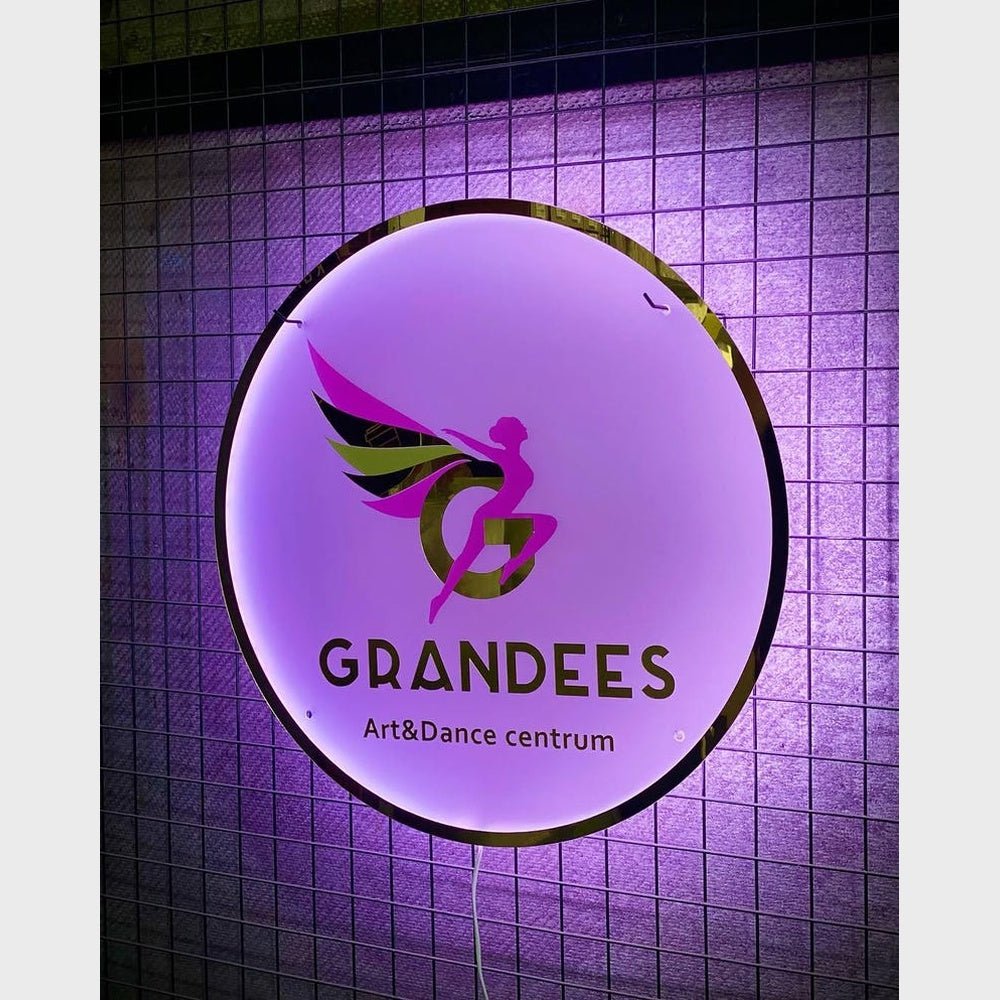 Grandees Acrylic Business Logo Sign - Shineneon