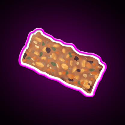 Granola Bar Snack Food Led Neon Sign Rgb Color - Shineneon